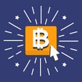 Bitcoin gold button