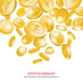 Bitcoin gold digital cryptocurrency coins