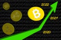 Bitcoin is growing fast, hype of various new crypto currencies