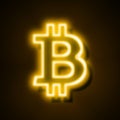 Bitcoin internet currency Global cryptocurrency icon bitcoin