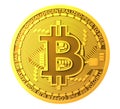 Bitcoin Isolated on white background