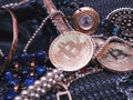 Bitcoin and jewels found in a purse