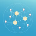 Bitcoin lightning network and offline cryptocurrency exchanges in the world