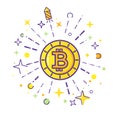 Bitcoin Logo vector