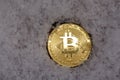 Bitcoin melts funneling money into the snow, the frost on the street , the fall of bitcoin