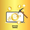 Bitcoin Mining Illustration