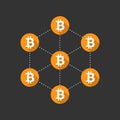 Bitcoin network, block, blockchain node, P2P protocol