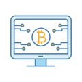 Bitcoin official webpage color icon