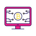 Bitcoin official webpage color icon