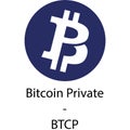 Bitcoin Private crypto BTCP icon logo