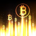 Bitcoin rate is rising upwards