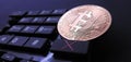 Bitcoin on numeric keyboard