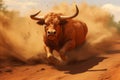 Bitcoin trading frenzy, angry bull market in cryptocurrency exchange and price fluctuations