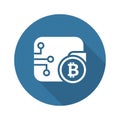 Bitcoin Wallet Icon.