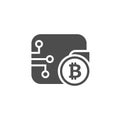 Bitcoin Wallet Icon.