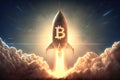 The Rise of Bitcoin: From Earth to the Moon. Generative AI