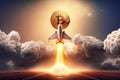 The Rise of Bitcoin: From Earth to the Moon. Generative AI