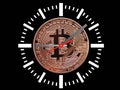 Bitcoins clock