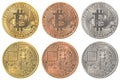 Bitcoins collection set
