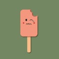 Bite ice cream stick