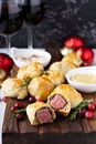 Bite size Beef Wellingtons