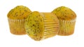 Bite size lemon poppy seed muffins Royalty Free Stock Photo