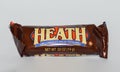 Bite size servings of a chocolate Heath candy bar Royalty Free Stock Photo