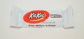 Bite size servings of a white chocolate Kit Kat bar