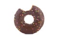 Bited Donut Royalty Free Stock Photo