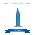 Bitexco Financial Tower in Ho Chi Minh City Vietnam attraction Royalty Free Stock Photo