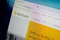 Bitfury website home page on computer screen. a infrastructure providers for bitcoin and blockchain. Bekasi, July 21 2020