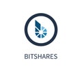 Bitshares Cryptocurrency Icon Vector Illustration