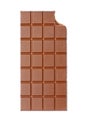 Bitten chocolate bar