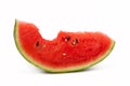 Bitten watermelon portion Royalty Free Stock Photo