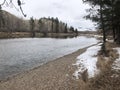 Bitterroot River snow melt