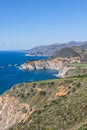 Bixby Bridge Big Sur California Scenic Royalty Free Stock Photo