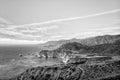 Bixby Bridge in Black and White Royalty Free Stock Photo