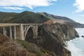 Bixby Bridge on Cabrillo Highway Royalty Free Stock Photo