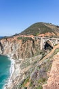 Bixby Bridge Landscape Royalty Free Stock Photo