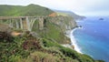 Bixby Bridge near Big Sur Royalty Free Stock Photo