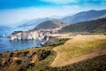 Bixby Bridge on Pacific Coast Highway PCH Royalty Free Stock Photo