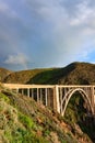 Bixby Bridge Rainbow Royalty Free Stock Photo