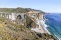 Bixby Creek Bridge - Big Sur California Royalty Free Stock Photo