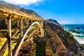 Bixby Creek Bridge on Highway 1 at the US West Coast, California