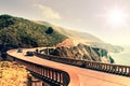 Bixby Creek Bridge on Highway 1 at the US West Coast, California