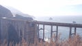 Bixby creek bridge, pacific coast highway 1, Cabrillo road. California, Big Sur. Royalty Free Stock Photo