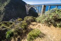 Bixby Creek Bridge is a reinforced concrete open-spandrel arch bridge in Big Sur, California