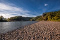 Biya river, river landscape. Turochak, Altai, Russia Royalty Free Stock Photo