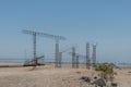 Bizarre artwork at the Bombay Beach on the eastern Salton Sea shore, California