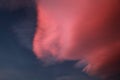 Bizarre cloud formation Royalty Free Stock Photo